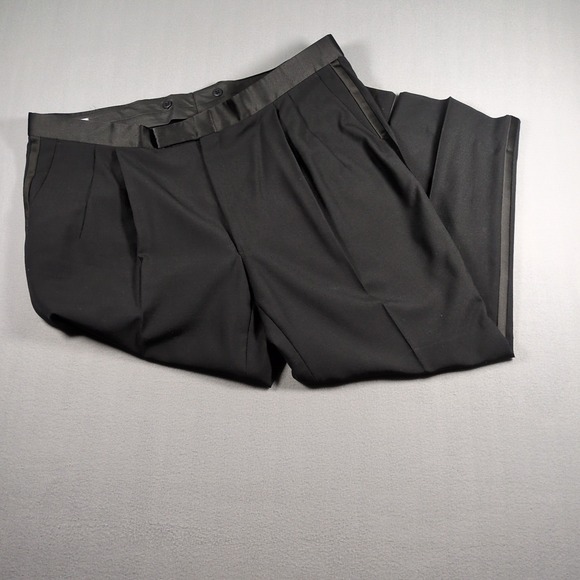 Vintage After Six 2 Piece Tuxedo 50 LONG Suit Pants Sz 46x31 - Picture 7 of 8